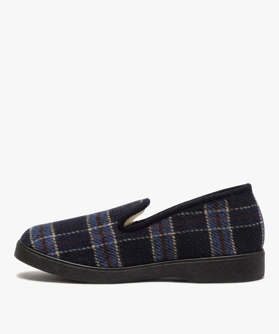 Pantoufles homme style charentaises à carreaux vue3 - GEMO(HOMWR HOM) - GEMO
