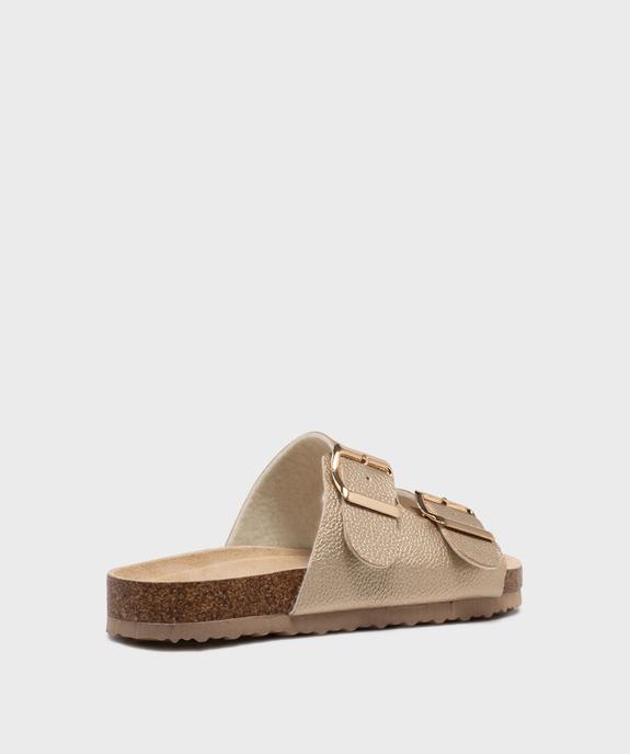 Mules ouvertes 2 brides en matière métallisée fille - Lovely Wings vue4 - LOVELY WINGS - GEMO