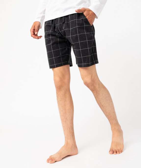Short de pyjama en jersey à taille élastique homme vue2 - GEMO(HOMWR HOM) - GEMO