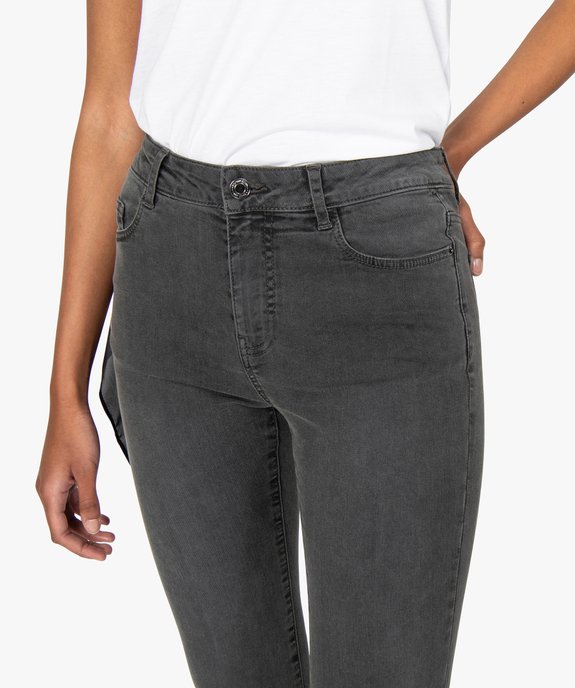 Jean femme coupe Slim taille haute vue2 - GEMO 4G FEMME - GEMO