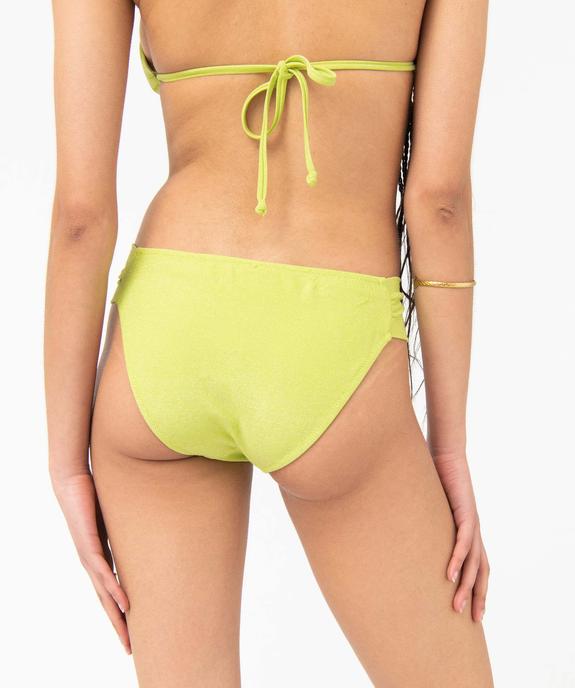 Bas de maillot de bain femme forme culotte vue2 - GEMO 4G FEMME - GEMO
