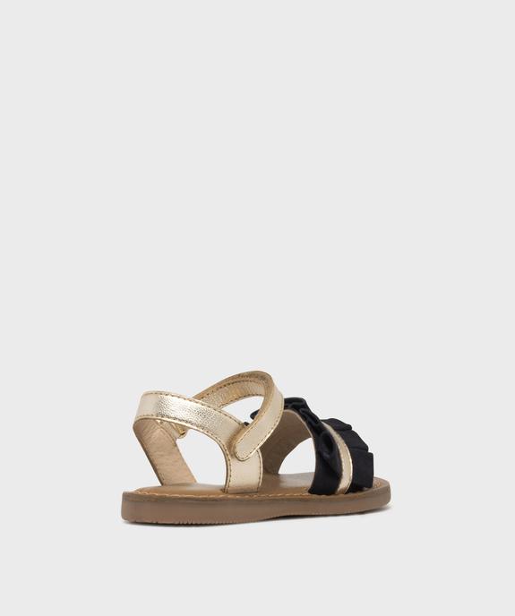 Sandales en cuir brillant avec large bride fantaisie fille - Lovely Wings vue4 - LOVELY WINGS GEMO FOR GOOD - GEMO