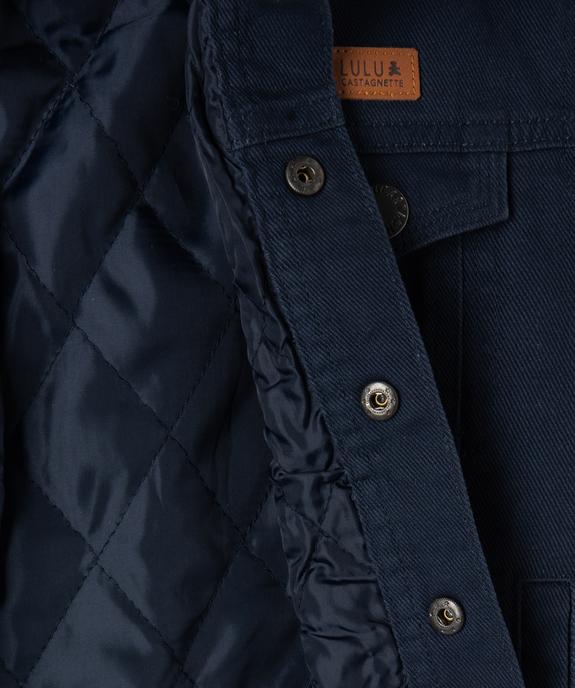 Veste garçon doublée à col original - LuluCastagnette vue3 - LULUCASTAGNETTE - GEMO