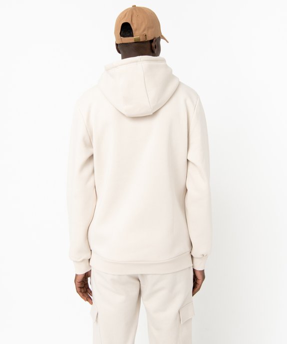 Sweat à capuche intérieur molletonné homme vue3 - GEMO 4G HOMME - GEMO