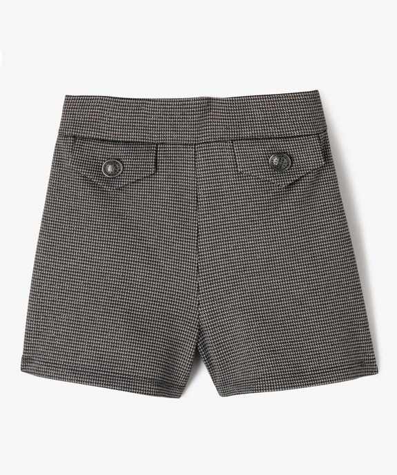 Short large en maille motif pied de puce fille vue1 - GEMO (ENFANT) - GEMO