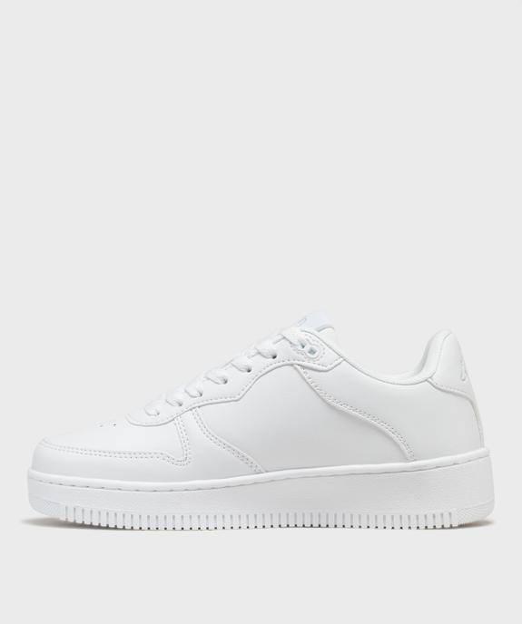 Baskets plateforme à lacets femme - Kappa vue3 - KAPPA - GEMO