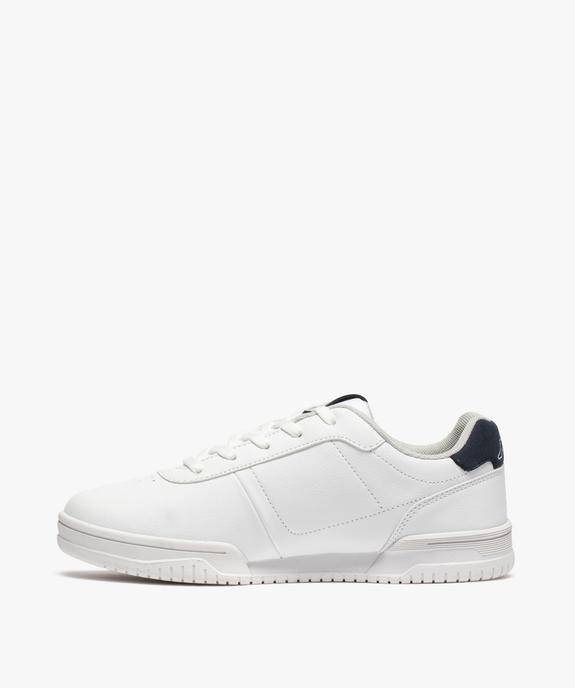Baskets garçon unies à lacets - Kappa vue3 - KAPPA - GEMO