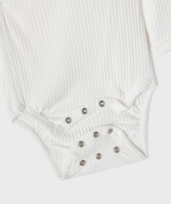Ensemble naissance évolutif 3 pièces bébé : body, pantalon, bonnet vue3 - GEMO 4G BEBE - GEMO