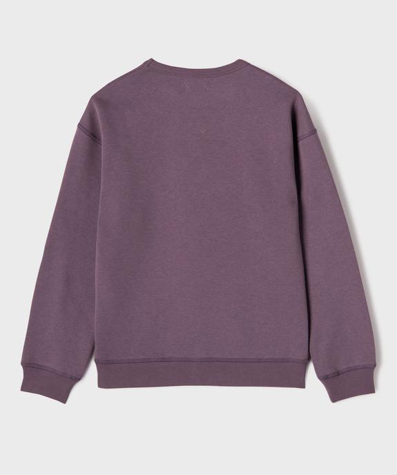 Sweat à col rond coupe ajustée garçon vue4 - GEMO 4G GARCON - GEMO