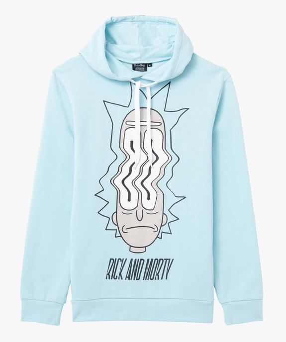 Sweat homme à capuche en molleton doux - Rick & Morty vue4 - RICK ET MORTY - GEMO