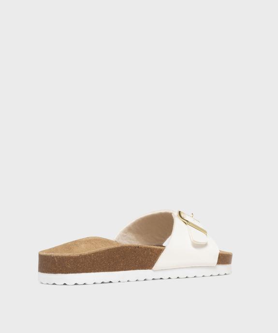 Mules 1 bride à boucle et semelle intérieure cuir femme - Valentina Baldano vue4 - VALENTINA BALDA - GEMO