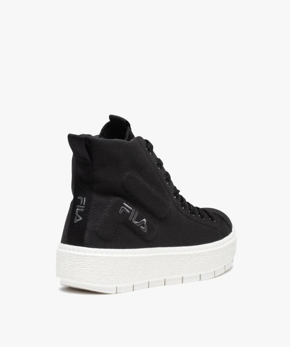 Baskets femme montantes en toile unie - Fila Potenza vue4 - FILA - GEMO