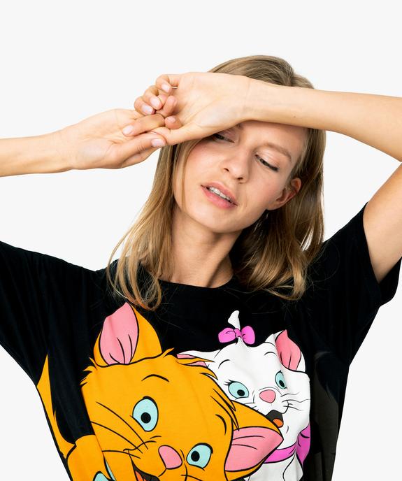 Tee-shirt femme coupe ample - Disney Animals Les Aristochats vue2 - DISNEY DTR - GEMO