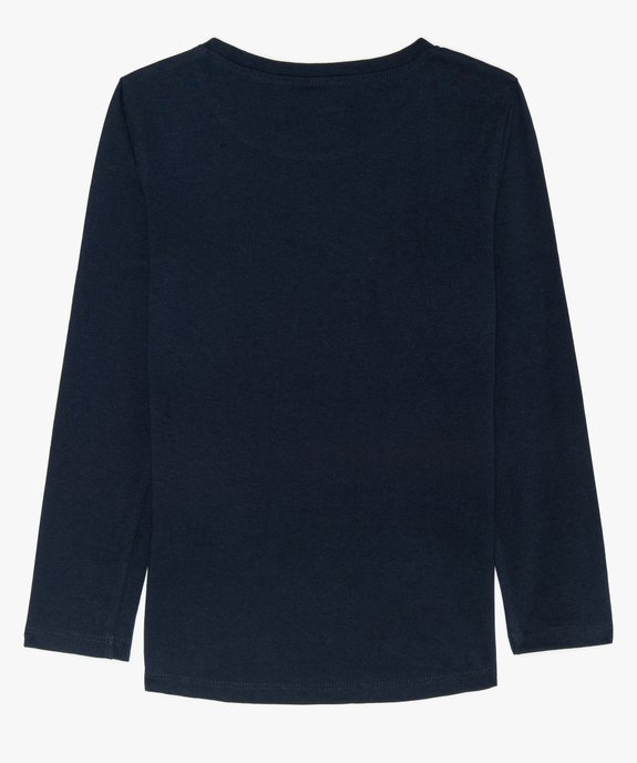 Tee-shirt fille à manches longues avec motif licorne ailée vue2 - GEMO (ENFANT) - GEMO