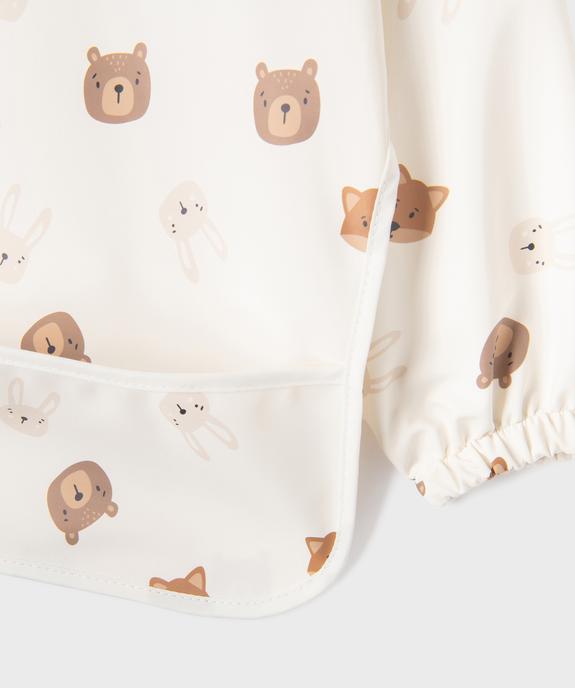 Bavoir tablier imperméable à motifs animaux bébé vue2 - GEMO (ACCESS) - GEMO
