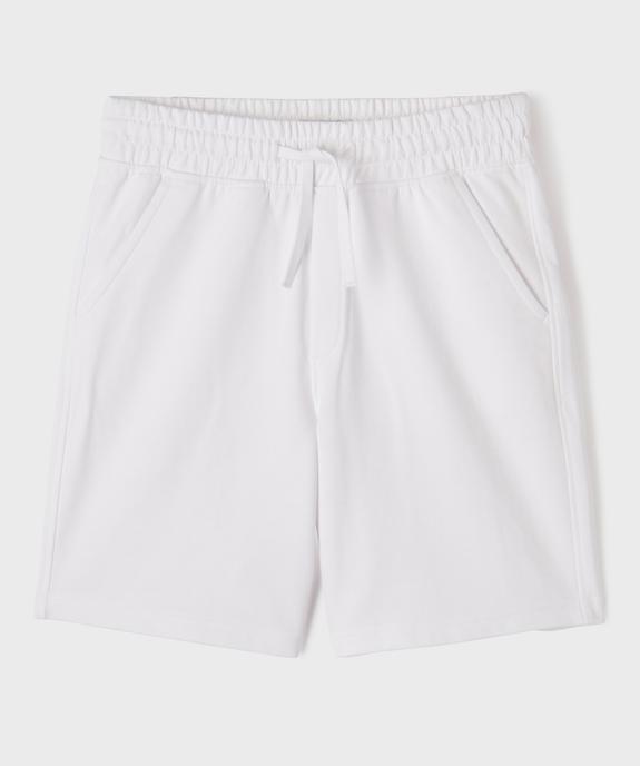 Bermuda en maille à taille élastiquée garçon vue1 - GEMO (JUNIOR) - GEMO