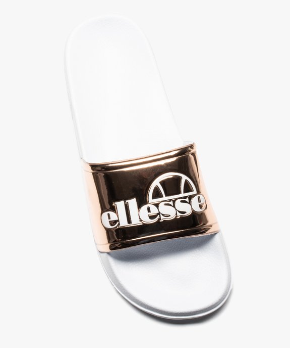 Mules de piscine femme à bandeau métallisé - Ellesse vue5 - ELLESSE - GEMO