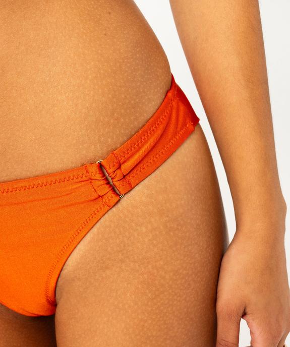 Bas de maillot de bain tanga en maille scintillante femme vue5 - GEMO 4G FEMME - GEMO
