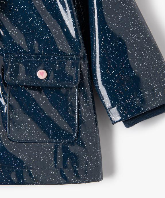 Imperméable bébé fille à paillettes avec doublure douce vue3 - GEMO(BEBE DEBT) - GEMO