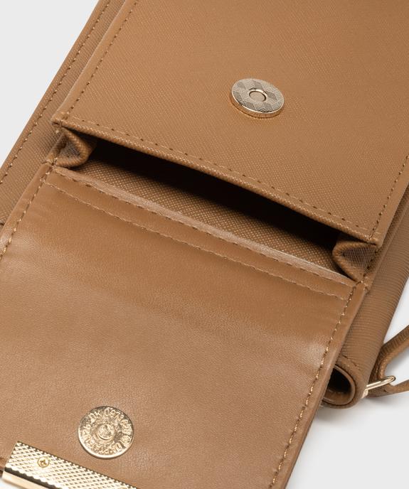 Pochette smartphone et portefeuille 2-en-1 femme vue4 - GEMO (ACCESS) - GEMO