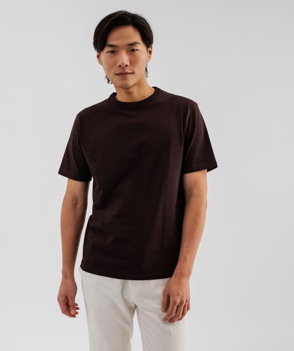 Tee-shirt manches courtes et col rond homme vue1 - GEMO (HOMME) - GEMO