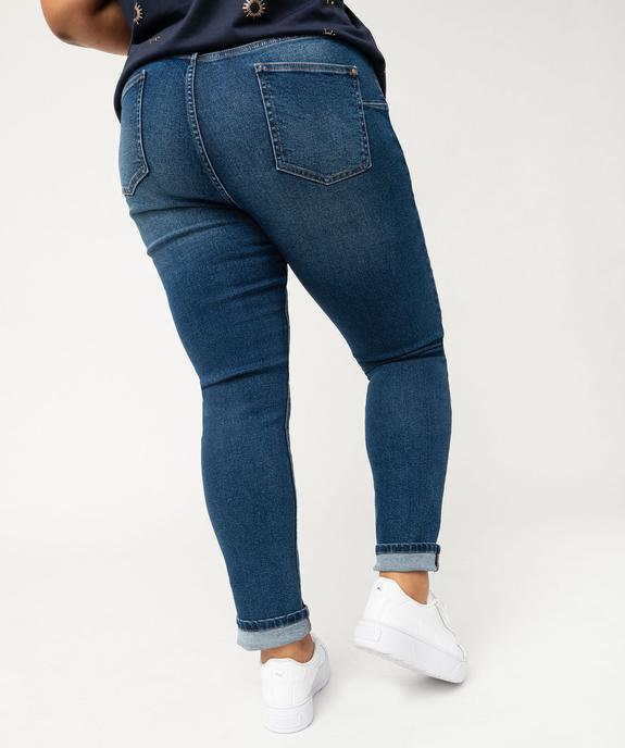 Jean slim stretch taille normale femme grande taille vue3 - GEMO 4G GT - GEMO
