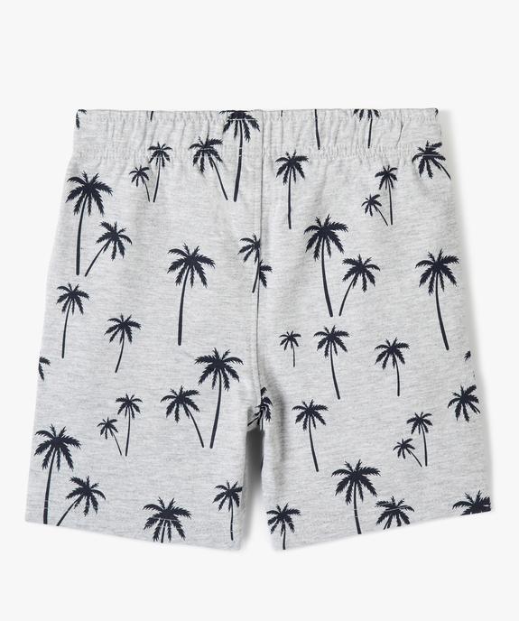 Short garçon en maille à taille élastiquée vue3 - GEMO (ENFANT) - GEMO