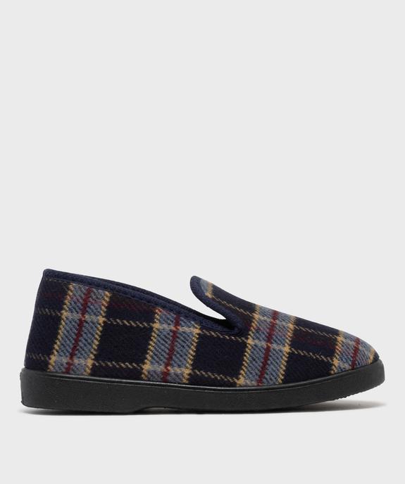 Chaussons confort à motif tartan homme vue2 - G'FLEX GEMO FOR GOOD - GEMO