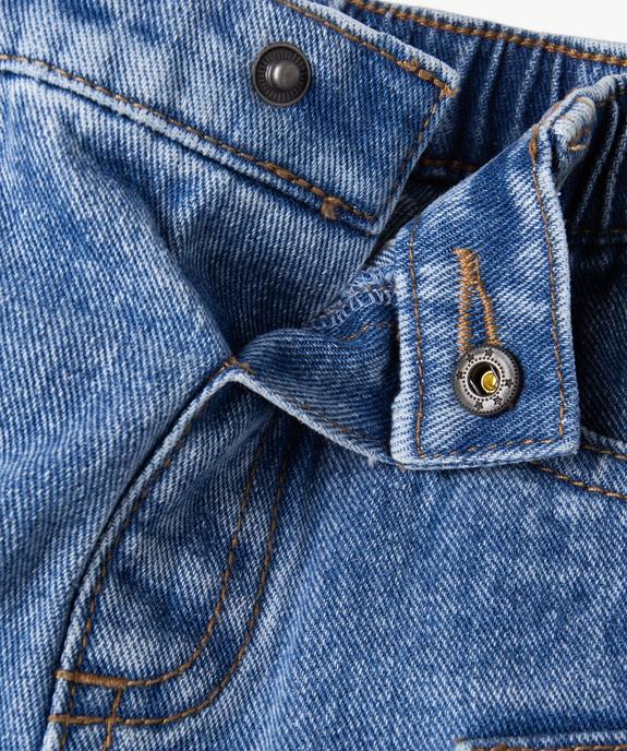 Bermuda en denim coupe cargo bébé garçon vue2 - GEMO(BEBE DEBT) - GEMO