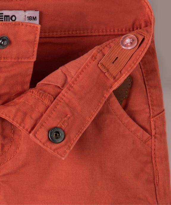 Short bébé garçon extensible look baroudeur vue3 - GEMO(BEBE DEBT) - GEMO