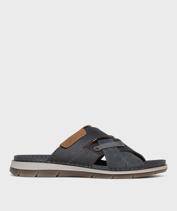 Mules ouvertes avec brides croisées homme vue1 - G'FLEX - GEMO