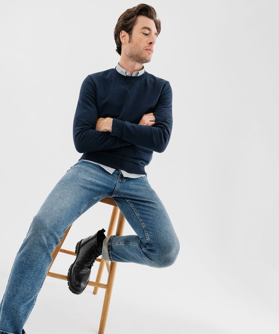 Jean slim pour homme vue4 - GEMO (HOMME) - GEMO
