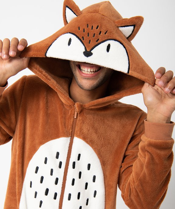 Combinaison pyjama homme motif renard vue1 - GEMO(HOMWR HOM) - GEMO