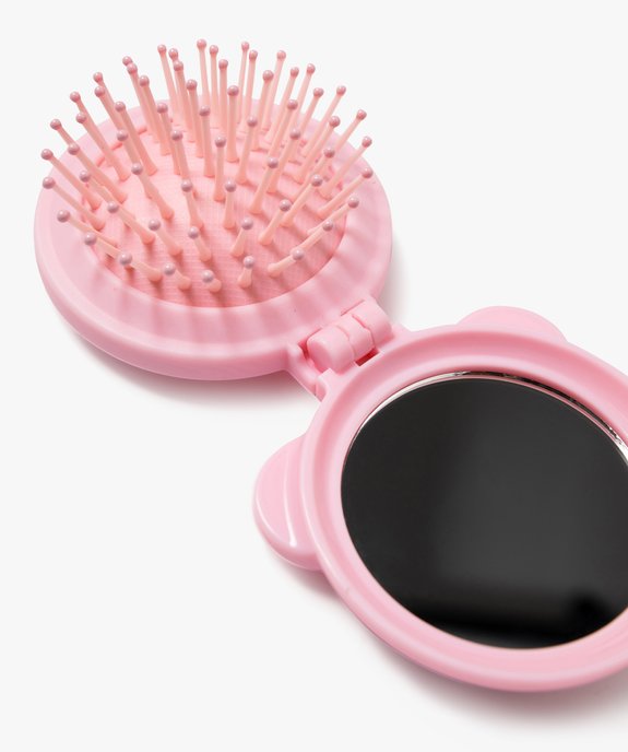Brosse à cheveux pliante motif ourson fille vue1 - GEMO (ACCESS) - GEMO