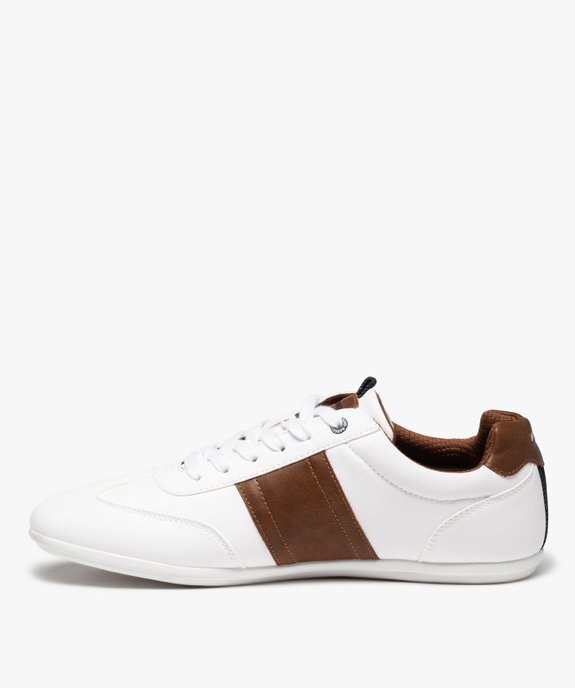 Baskets homme à lacets et semelle fine - Redskins vue3 - REDSKINS - GEMO