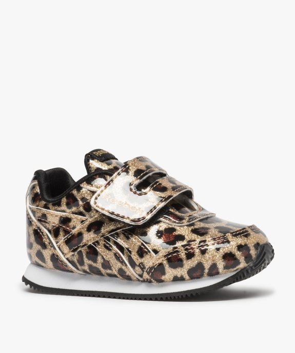 Baskets bébé fille vernies et pailletées - Reebok vue2 - REEBOK - GEMO