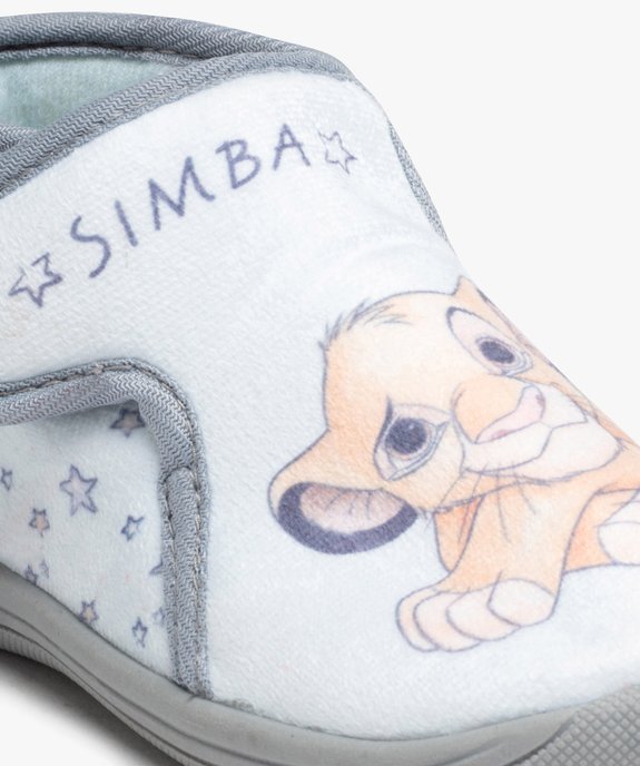 Chaussons garçon bottillons à scratch avec motif Le Roi Lion - Disney vue6 - ROI LION - GEMO