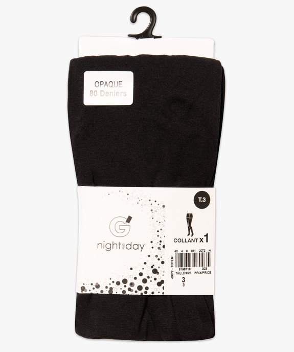 Collants opaques unis 80 deniers vue4 - GEMO(HOMWR FEM) - GEMO