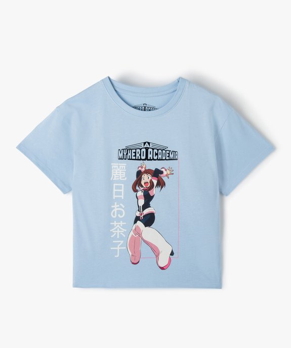 Tee-shirt fille à manches courtes avec motif – My Hero Academia vue1 - MY HERO ACADEMIA - GEMO