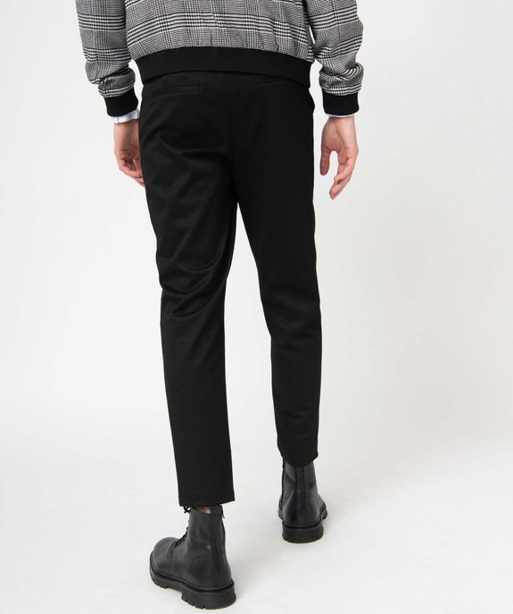 Pantalon homme en maille piquée vue3 - GEMO (HOMME) - GEMO
