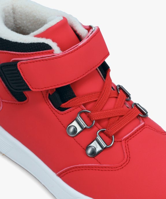 Boots garçon unies à semelle contrastante vue6 - GEMO (ENFANT) - GEMO