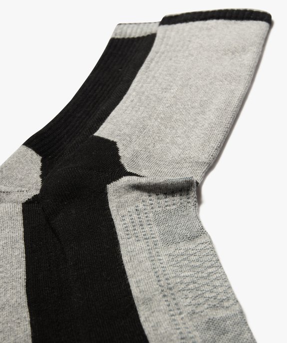 Chaussettes de travail homme résistante et respirantes (lot de 2)  vue2 - GEMO(HOMWR HOM) - GEMO