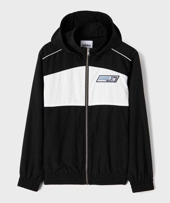 Blouson coupe-vent imperméable à capuche garçon vue1 - GEMO (JUNIOR) - GEMO