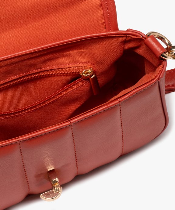 Sac à main matelassé compact avec bandoulière amovible femme vue3 - GEMO (ACCESS) - GEMO
