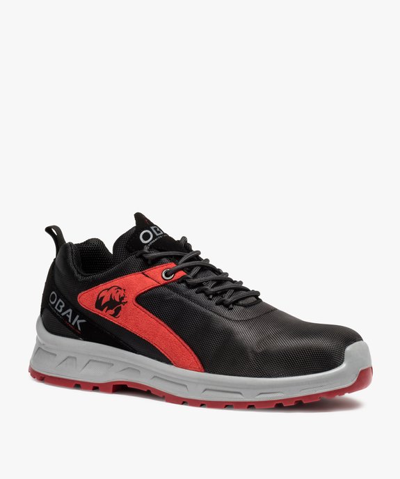 Chaussures de sécurité homme bicolores - Obak vue2 - OBAK - GEMO