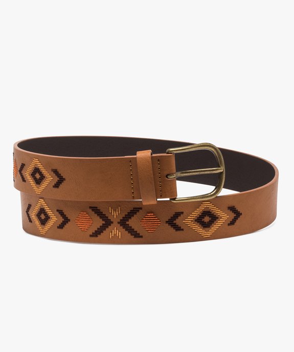 Ceinture femme brodée style bohème vue3 - GEMO (ACCESS) - GEMO