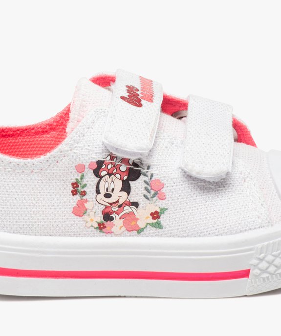 Tennis bébé fille en toile imprimée - Minnie vue6 - MINNIE - GEMO