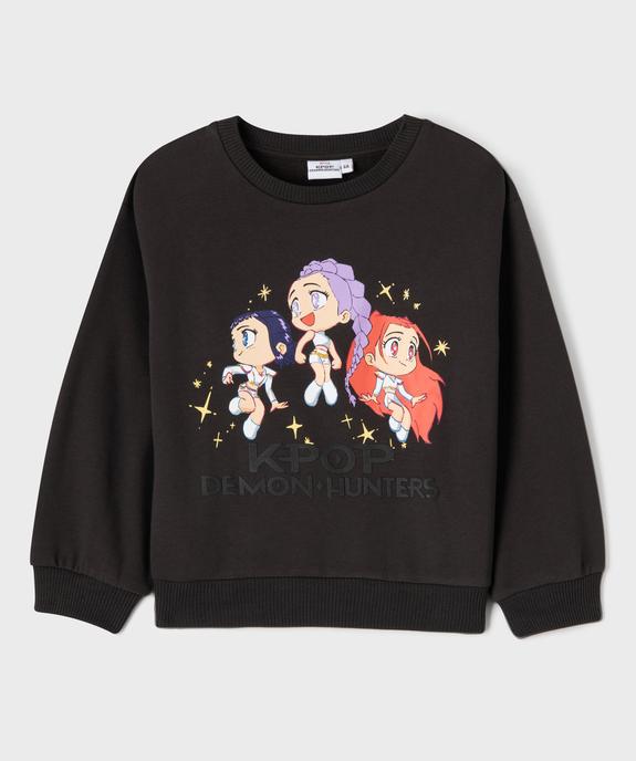 Sweat imprimé fille intérieur molletonné - Kpop Demon Hunter vue3 - KPOP DEMON HUNTERS - GEMO