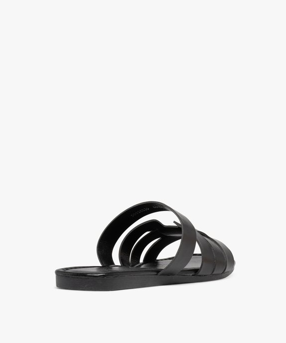 Sandales plates avec large bride femme - Follow Me vue4 - FOLLOW ME - GEMO