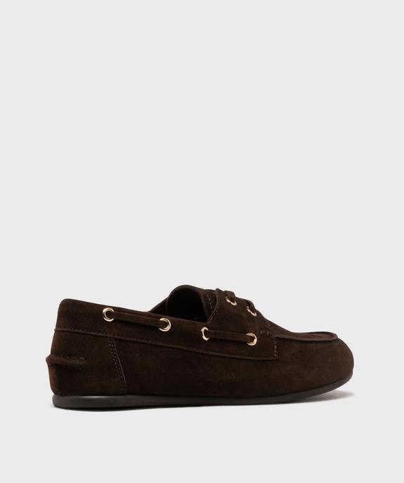 Mocassins à lacets souples semelle intérieure cuir femme- Follow Me vue4 - FOLLOW ME - GEMO